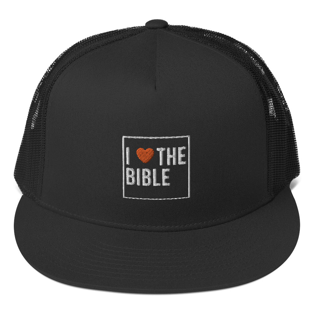 I Love The Bible Trucker Cap