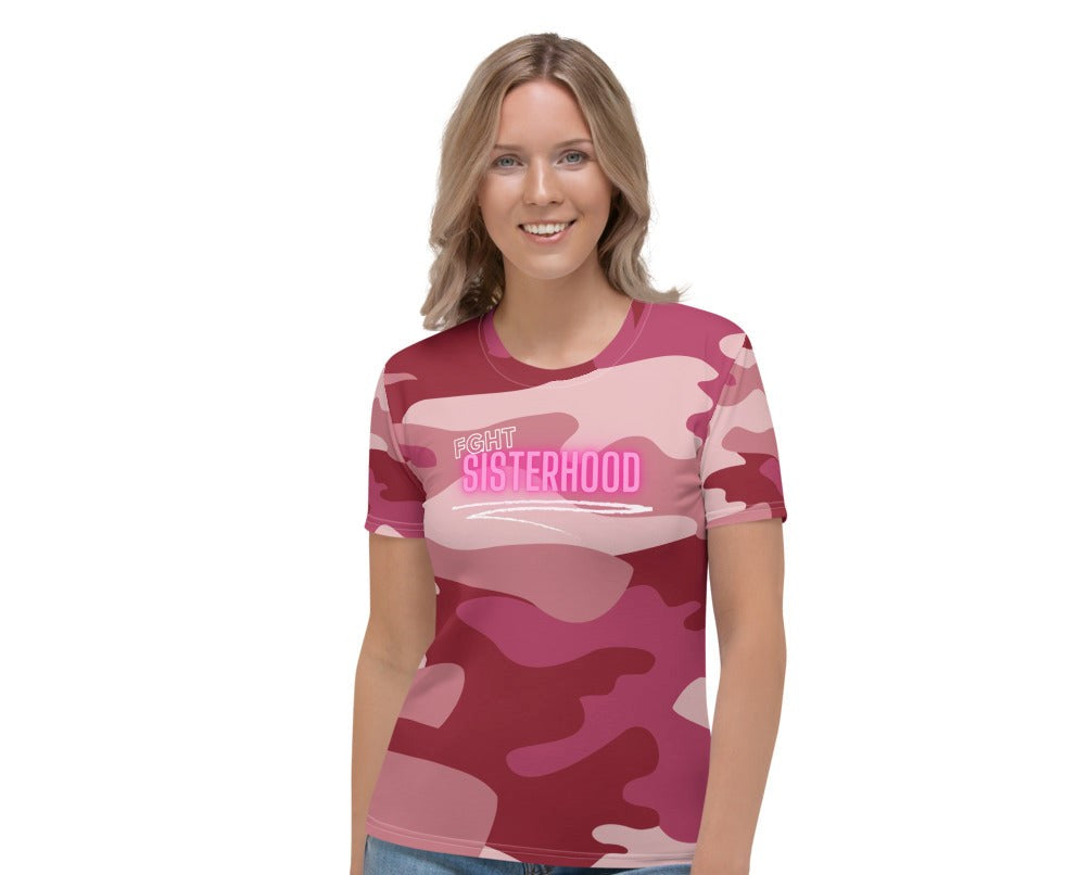 FGHT Sisterhood Pink & Pink Camo Shirt