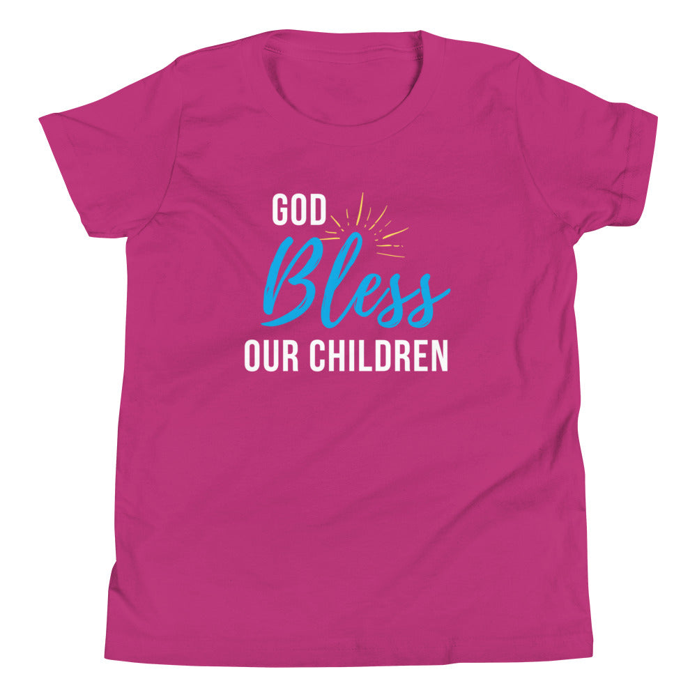 Youth God Bless Our Children Short Sleeve T-Shirt