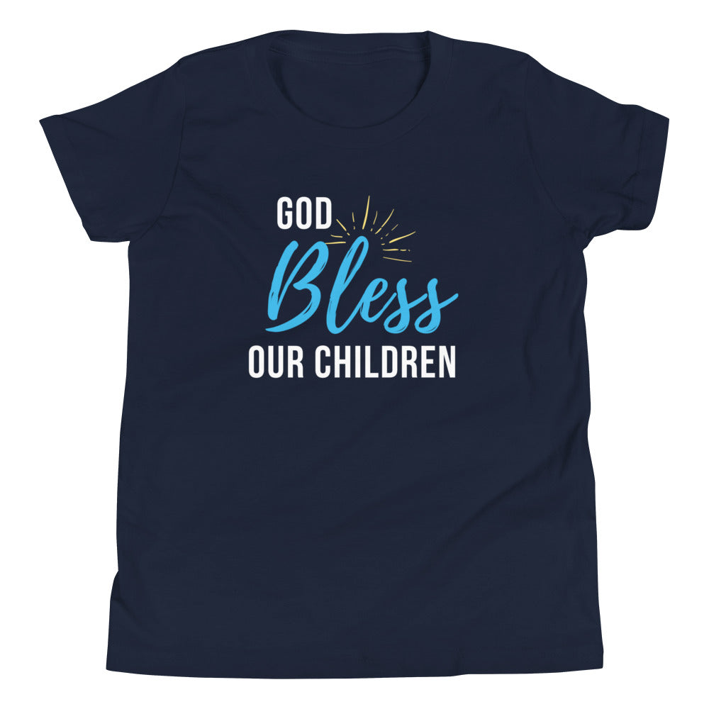 Youth God Bless Our Children Short Sleeve T-Shirt