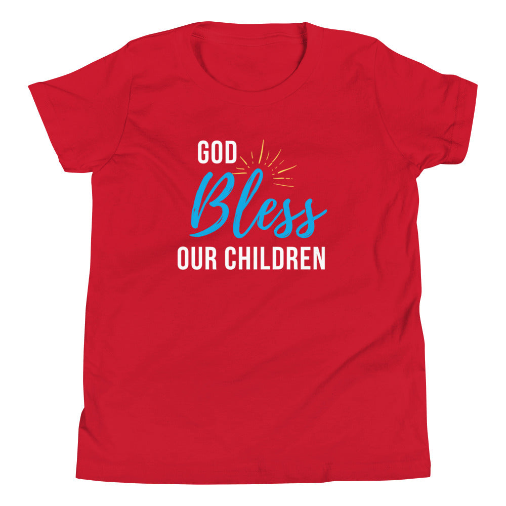 Youth God Bless Our Children Short Sleeve T-Shirt